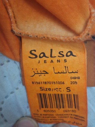 Camiseta Salsa Jeans Naranja Talla 2