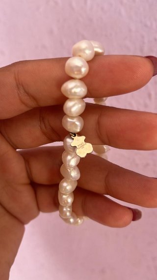 Pulsera Tous perlas y oso