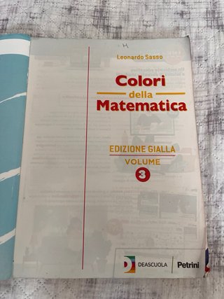 libro di testo colori della matematica