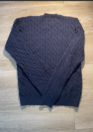 Suéter Polo Ralph Lauren Cable Knit Azul Marino