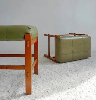 Pareja Taburetes estilo racionalista | Vintage 70s