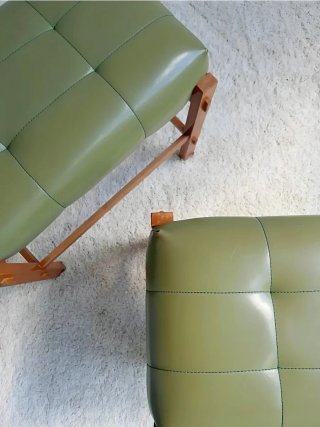 Pareja Taburetes estilo racionalista | Vintage 70s