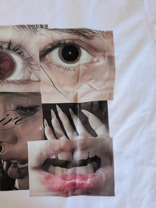 Maglietta stile Y2K vampiro