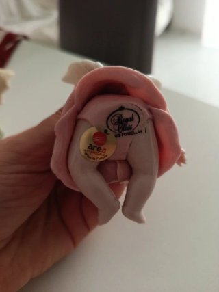 Folletto in ceramica rosa
