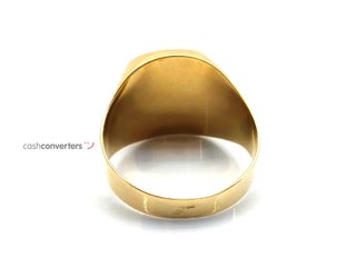 sello oro 18k con circonita