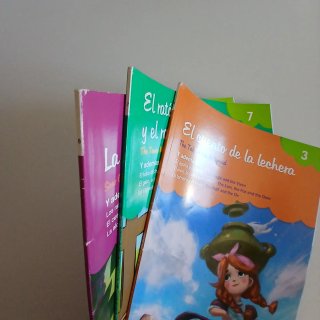 Tres cuadernillos español inglés