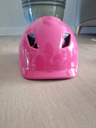 Casco infantil Btwin rosa