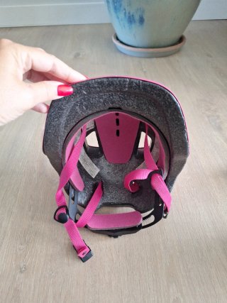 Casco infantil Btwin rosa