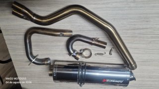 Tubo escape 2 en 1 Yamaha XT660