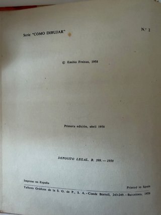 Libro Emilio Freixas 1958 - 1ª Edición