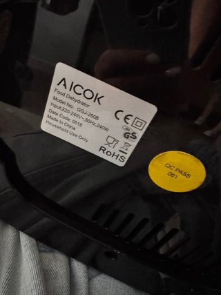 Deshidratadora de alimentos AICOK