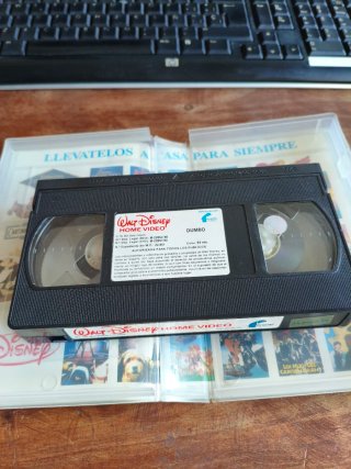 VHS Dumbo Disney Clásicos de Oro, Diamante negro.