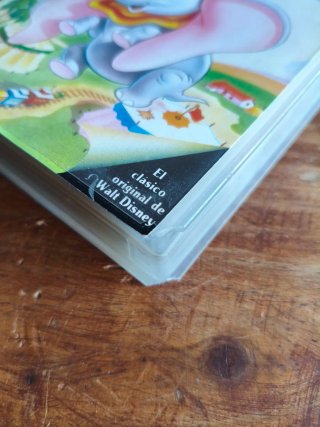 VHS Dumbo Disney Clásicos de Oro, Diamante negro.