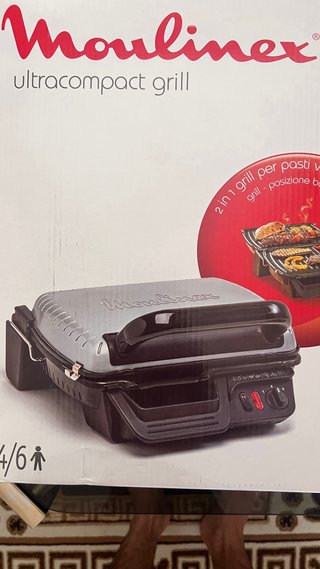 Parrilla Eléctrica Moulinex Ultracompact Grill