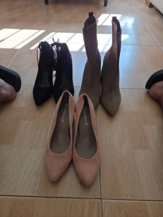 Zapatos de tacón elegantes mujer