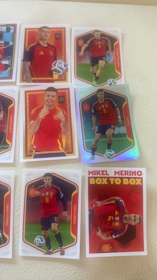 Cromos Selección Española Fútbol