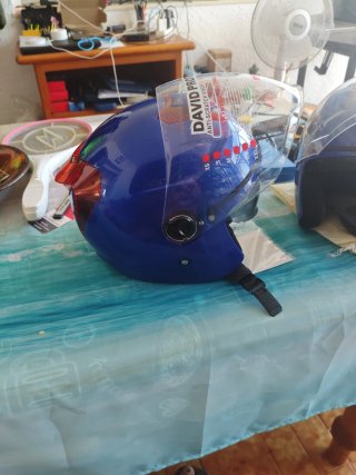 Casco de doble lentes para adultos