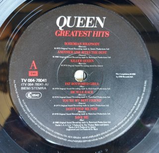 Queen Greatest Hits LP Vinilo 1981
