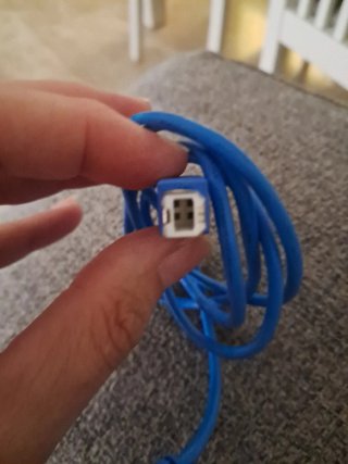 Cable impresora USB Negro