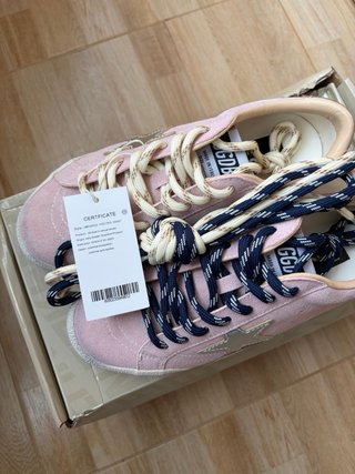 Golden Goose True Star rosas talla 37