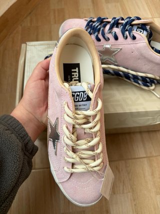 Golden Goose True Star rosas talla 37