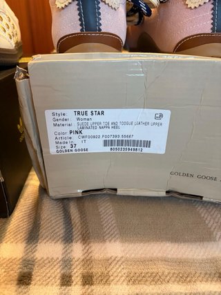 Golden Goose True Star rosas talla 37