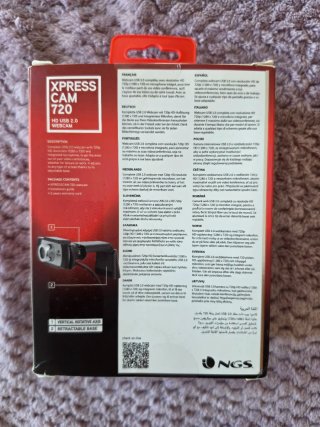 NGS Xpresscam 720 Webcam HD USB 2.0
