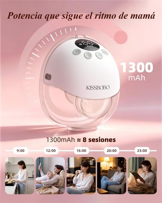 sacaleches electrico recargable KISSBOBO precintad