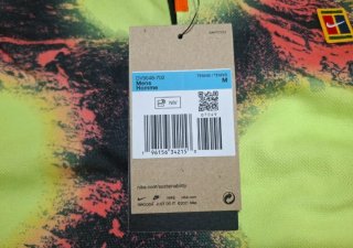 Nike Dri-FIT Printed Slim Polo - Volt/Black S