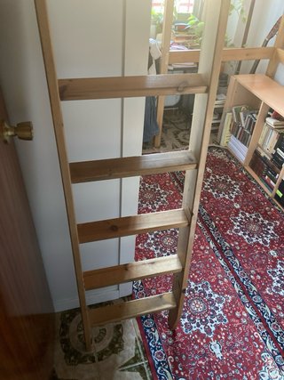 Estructura cama alta madera litera