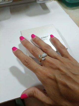 Anillo Tous Tulipán Bicolor Ajustable