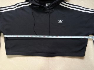 Felpa corta con cappuccio Adidas donna