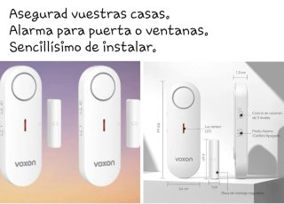 Alarma Puerta Ventana Voxon Sensor LED