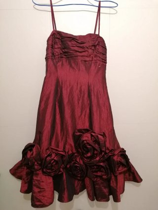 Vestido fiesta Tony Francesc rojo