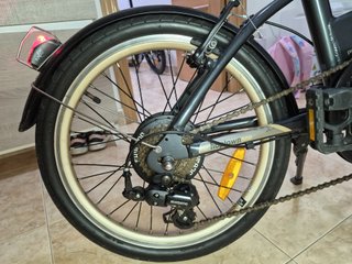 Bicicleta Eléctrica Plegable B'TWIN