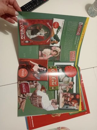Fascículo N.1 Carteles de Cocacola (coleccionista)