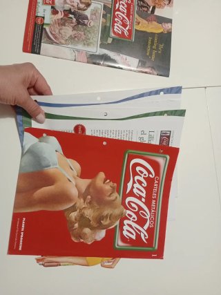 Fascículo N.1 Carteles de Cocacola (coleccionista)