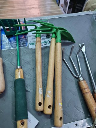 Set Mini Herramientas Jardinería Madera