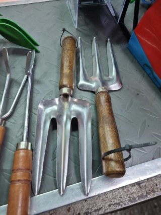 Set Mini Herramientas Jardinería Madera