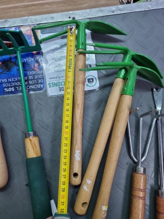 Set Mini Herramientas Jardinería Madera