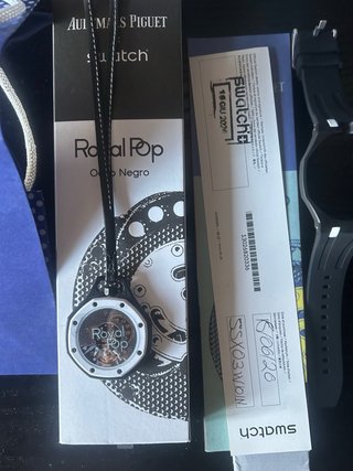 Swatch x Audemars Piguet Royal Pop Ocho Negro
