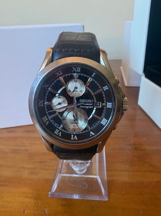 Seiko Premier Cronógrafo Reloj Hombre