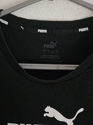 2xCamisetas Puma y Helly Hansen Negras