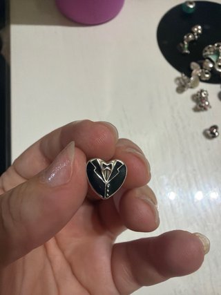 Pandora Charm Novio y Novia Corazón
