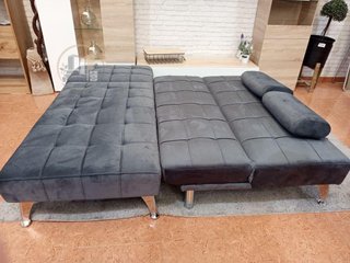 Sofá Cama Chaise Longue Gris