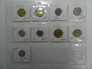 Lote monedas Bélgica