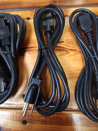 3 Cables de Alimentación C13 para PC