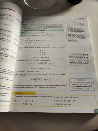 Libro de matemáticas 1 bachillerato