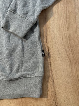 Sudadera gris y negra sin capucha - Vans Talla L