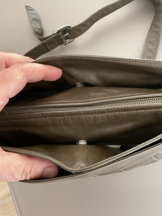 Borsa tracolla Enny vintage pelle marrone